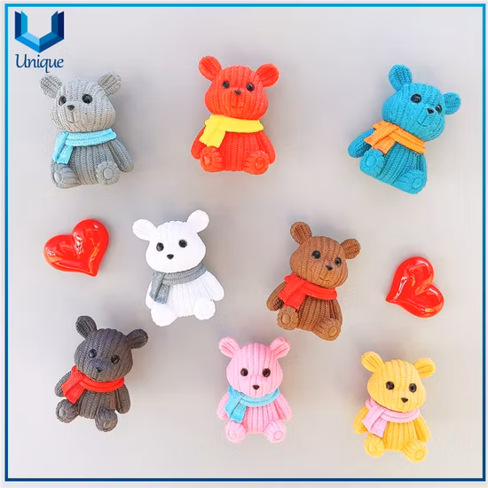 Adesivo magnetico per frigorifero con magnete per frigorifero personalizzato in PVC 3D con finitura anticata prodotto in Cina