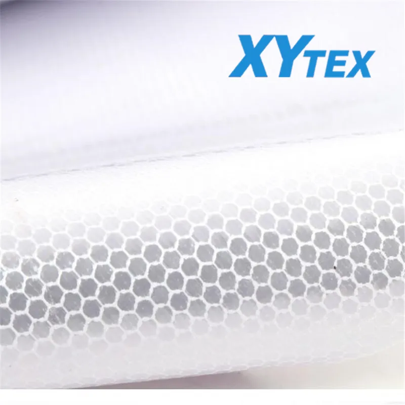 Foglio bianco a nido d'ape per infrarossi Adesivi stampabili con solvente Rotolo Banner flessibile riflettente in PVC