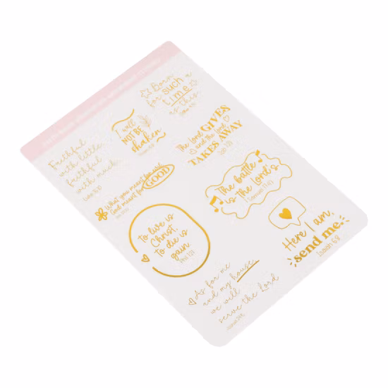 Fogli di etichette adesive con logo per stampa per bambini Adesivi personalizzati Kiss Cut